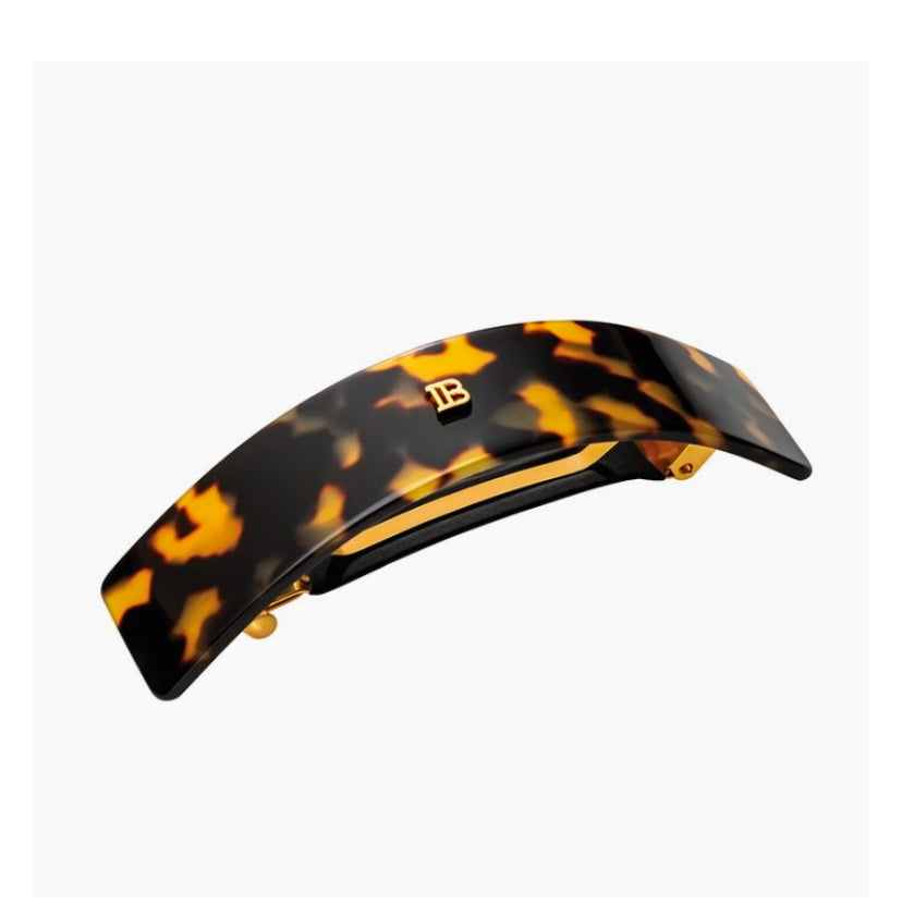 Barrette pour Cheveux Large Black/white/ tortoise