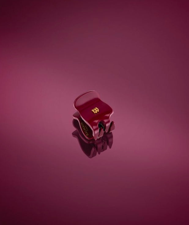 Limited Edition Pince à Cheveux Extra Small Velvet Burgundy