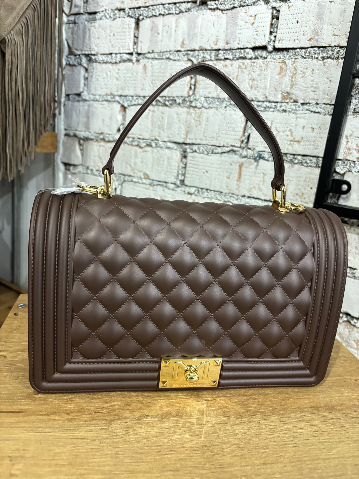 SHOULDERBAG FLAT SQUARE M