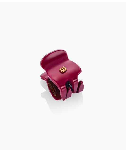 Limited Edition Pince à Cheveux Extra Small Velvet Burgundy