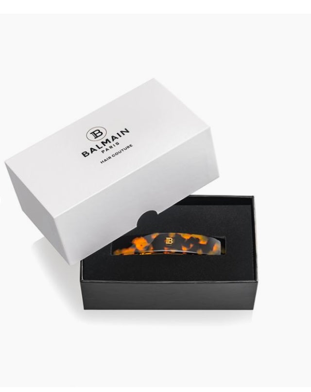 Barrette pour Cheveux Medium Black/ White / tortoise