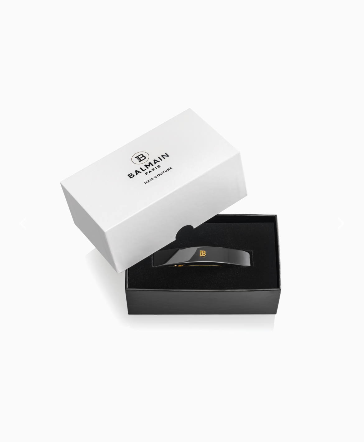 Balmain Barrette Pour Cheveux Large black