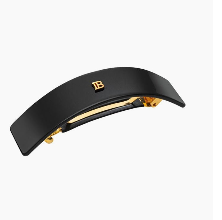 Barrette pour Cheveux Large Black/white/ tortoise