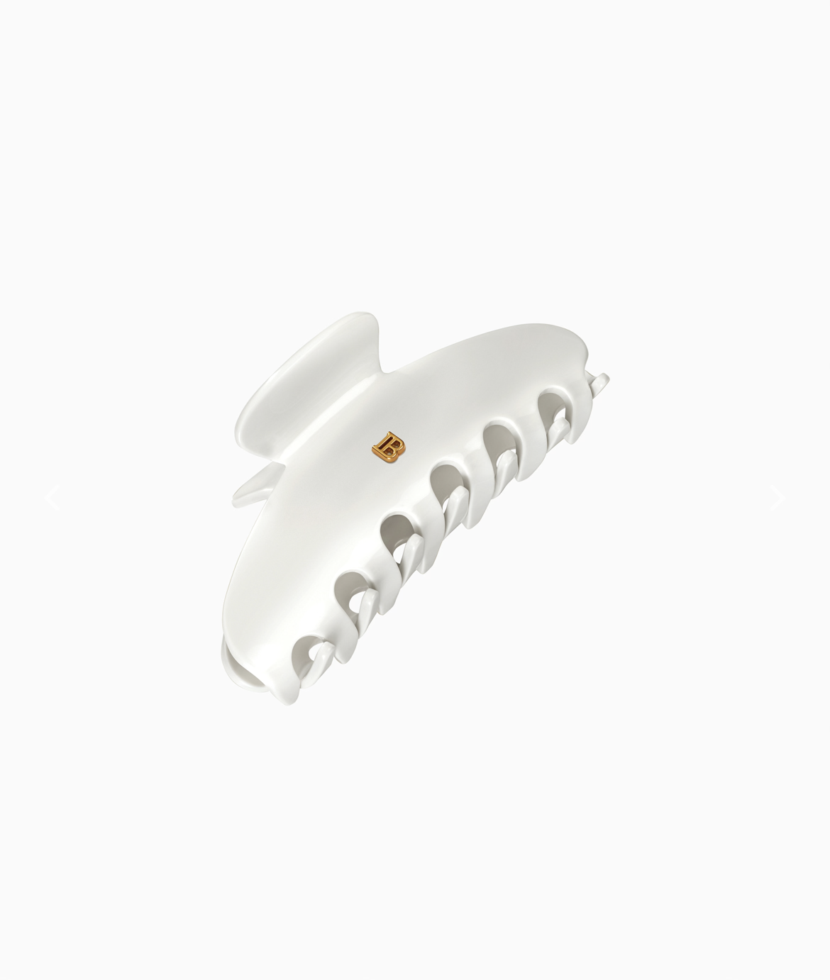 Balmain Pince à Cheveux Large white